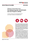 Die Bedeutung des Verkehrssektors für Frauen in Afrika