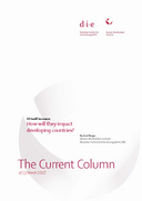 How will they impact developing countries?