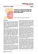Tomorrow’s global development landscape: mapping trends and reform dynamics