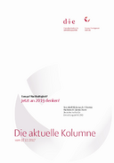 Jetzt an 2019 denken!