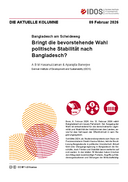 Bringt die bevorstehende Wahl politische Stabilität nach Bangladesch?