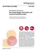 Der Kampf gegen informelle und schlecht bezahlte Arbeit