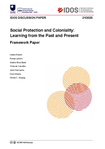 IDOS Discussion Paper 21/2025