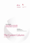 Ownership for sustainable development cooperation