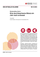 Eine durchwachsene Bilanz ein Jahr nach al-Assad