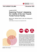 Exploring 'Forever': Assessing the viability of the new Tropical Forest Forever Facility