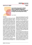 Current developments in West Africa’s regional integration: challenges for the future design of foreign and development policy
