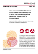Der Gesellschaftsvertrag: ein Ansatz zur Gestaltung sozial gerechter Klimapolitik in Deutschland