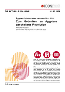 Zum Gedenken an Ägyptens gescheiterte Revolution