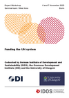 Cover: Programme "Funding the UN system" (PDF)