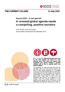 A renewed global agenda needs a compelling, positive narrative