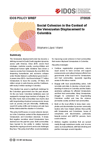 IDOS Policy Brief cover