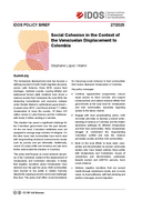 Social cohesion in the context of the Venezuelan displacement to Colombia