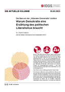 Warum Demokratie eine Erzählung des politischen Liberalismus braucht