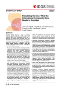 Rebuilding Ukraine: what the international community now needs to consider