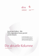 Lernen aus Evidenz – Wie Wirkungsanalysen besser genutzt werden können