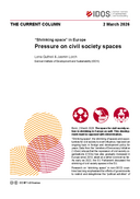 Pressure on civil society spaces