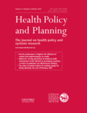 Urbanization and human health in urban India: institutional analysis of water-borne diseases in urban India’