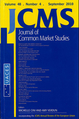 Cover: Journal of Common Market Studies