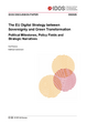 Cover: Discussion Paper (33/2025) "The EU digital strategy between sovereignty and green transformation: political milestones, policy fields and strategic narratives" von Wulf Reiners und Matthias Kachelmann.