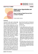 Digital labour opportunities and (im)mobility: steps for making digital remote work a global possibility