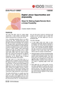 Digital labour opportunities and (im)mobility: steps for making digital remote work a global possibility
