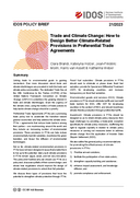 Trade and climate change: how to design better climate-related provisions in preferential trade agreements