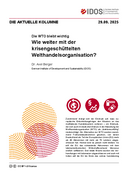 Wie weiter mit der krisengeschüttelten Welthandelsorganisation?