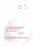 Die Ziele des Koalitionsvertrags weisen über die Grenzen Deutschlands hinaus