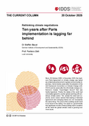 Ten years after Paris implementation is lagging far behind