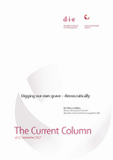 Digging our own grave – democratically