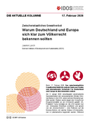 Warum Deutschland und Europa sich klar zum Völkerrecht bekennen sollten
