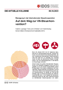 Auf dem Weg zur VN-Steuerkonvention?