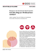Auf dem Weg zur VN-Steuerkonvention?