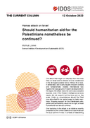 Should humanitarian aid for the Palestinians nonetheless be continued?