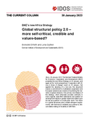 Global structural policy 2.0 – more self-critical, credible and values-based?