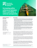 Increasing policy coherence between NDCs and SDGs: a national perspective
