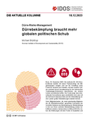 Dürrebekämpfung braucht mehr globalen politischen Schub