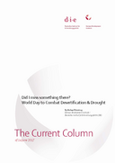 Did I miss something there? World Day to Combat Desertification and Drought