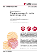 A long-term perspective for the current energy crisis