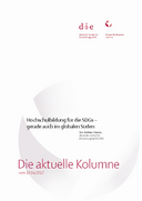 Hochschulbildung für die SDGs – gerade auch im globalen Süden