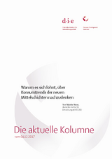 Cover: Die aktuelle Kolumne