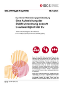 Eine Aufweichung der EUDR-Verordnung bedroht Glaubwürdigkeit der EU