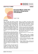 Economic effects of FDI: how important is rising market concentration?