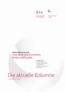 Gesundheit global verstehen, denken und handeln
