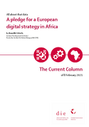 A pledge for a European digital strategy in Africa