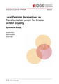 Local feminist perspectives as transformation levers for greater gender equality: synthesis study