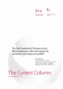 The First Yearbook of Climate Action: What businesses, cities and regions do, and which next steps are needed?