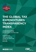 The Global Tax Expenditure Transparancy Index: Companion paper (December 2025)