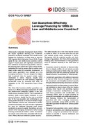 Can guarantees effectively leverage financing for SMEs in low- and middle-income countries?